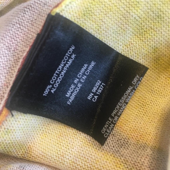 New Tibi Desert Cactus Sweater Red Saguaro Medium - Picture 7 of 8